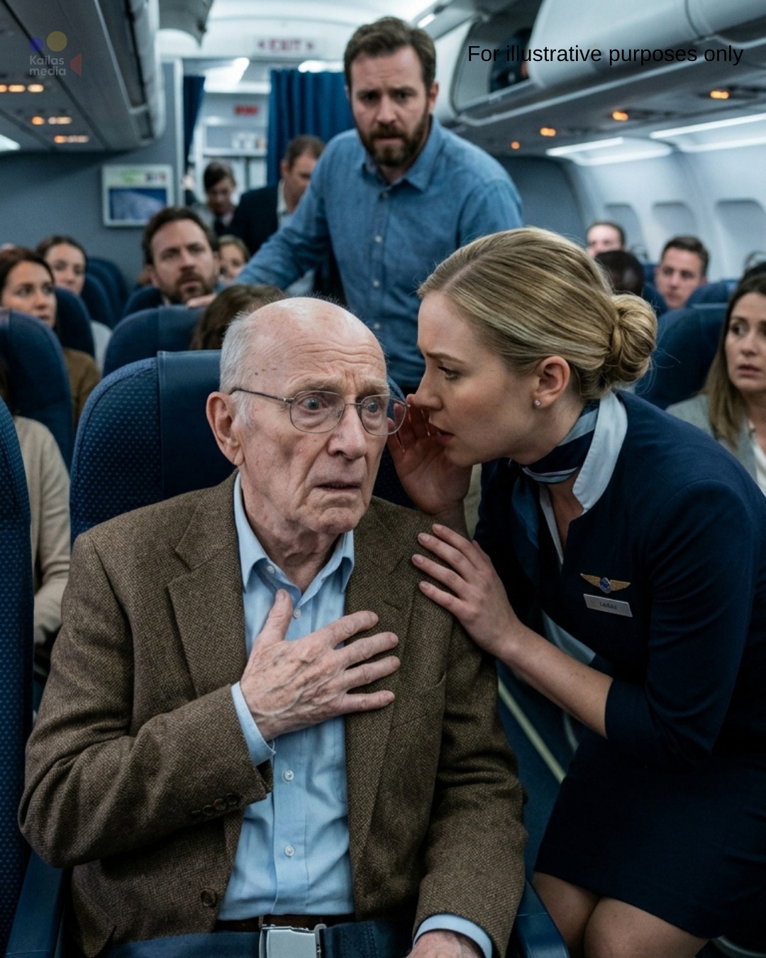 “Sir, Please Pretend You’re Sick And Step Off This Plane Right Now,” The Flight Attendant Whispered—And Her Words Made Sense Only Minutes Later When My Son And Daughter-In-Law Looked At Me With An Expression No Parent Should Ever See