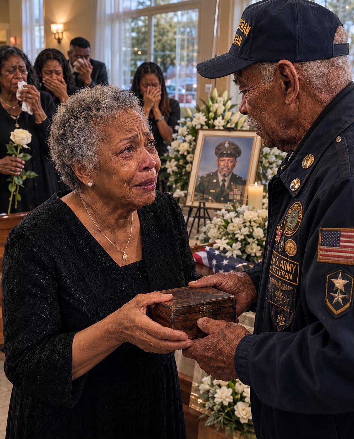 I Was Married to My Husband for 72 Years – At His Funeral One of His Fellow Service Members Handed Me a Small Box and I Couldn’t Believe What Was Inside