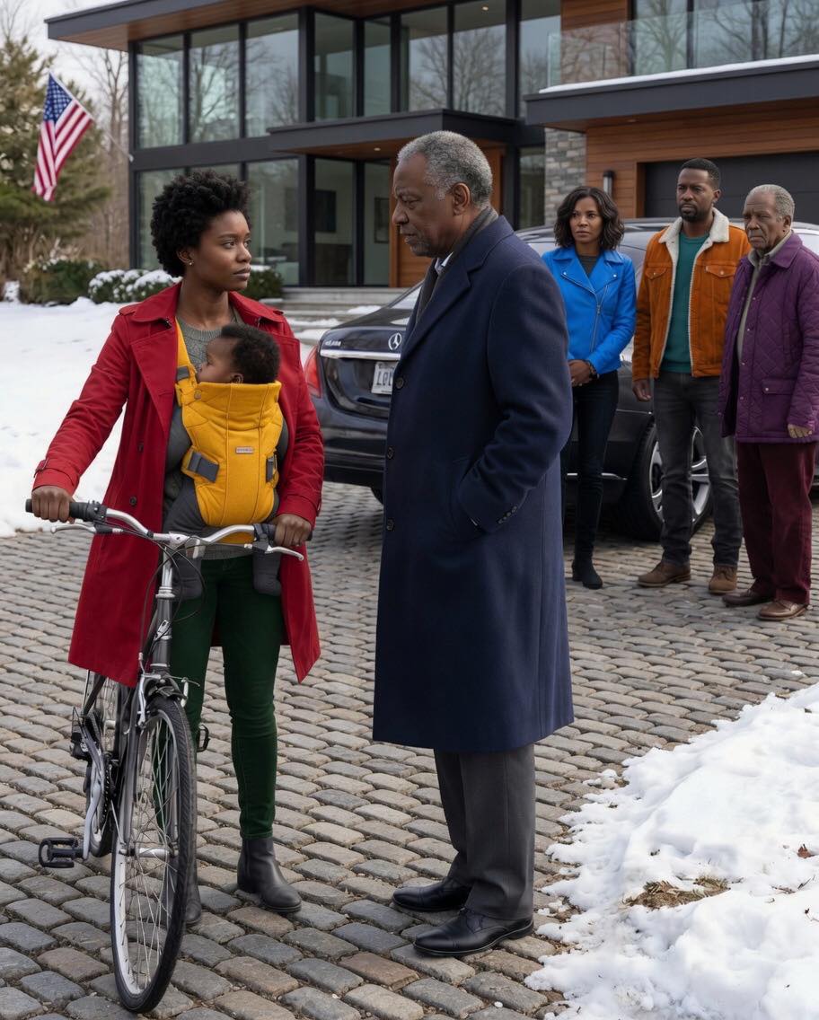My Grandpa Saw Me Walking With My Newborn And Asked, “Why Aren’t You Driving The Car I Gave You?” I Told Him The Truth: “I Only Have This Old Bicycle. My Sister Is The One Driving The Mercedes.” He Went Quiet, Then Said, “Alright. I’ll Handle This Tonight.” I Thought He Meant A Family Talk. I Was Wrong.