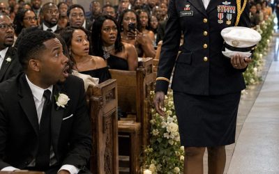 They destroyed her four wedding dresses hours before the wedding out of pure envy, but she arrived at the altar wearing something that made her own bl00d tremble with shame.