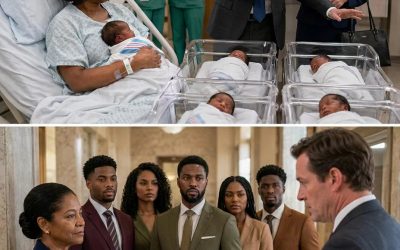 My husband saw our five Black newborns and denied them instantly. He abandoned us at the hospital. Thirty years later, the truth forced him to face everything he had destr0yed.