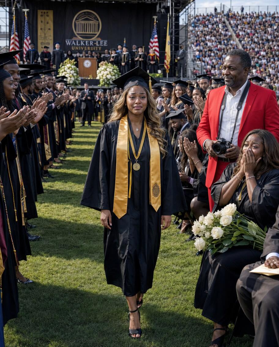 My dad slid my college letter back across the table, paid for my twin sister on the spot, and told me, “she’s worth the investment. You’re not.” Four years later, my parents walked into graduation with flowers for her, front-row seats, and no idea whose name was about to echo through that stadium.