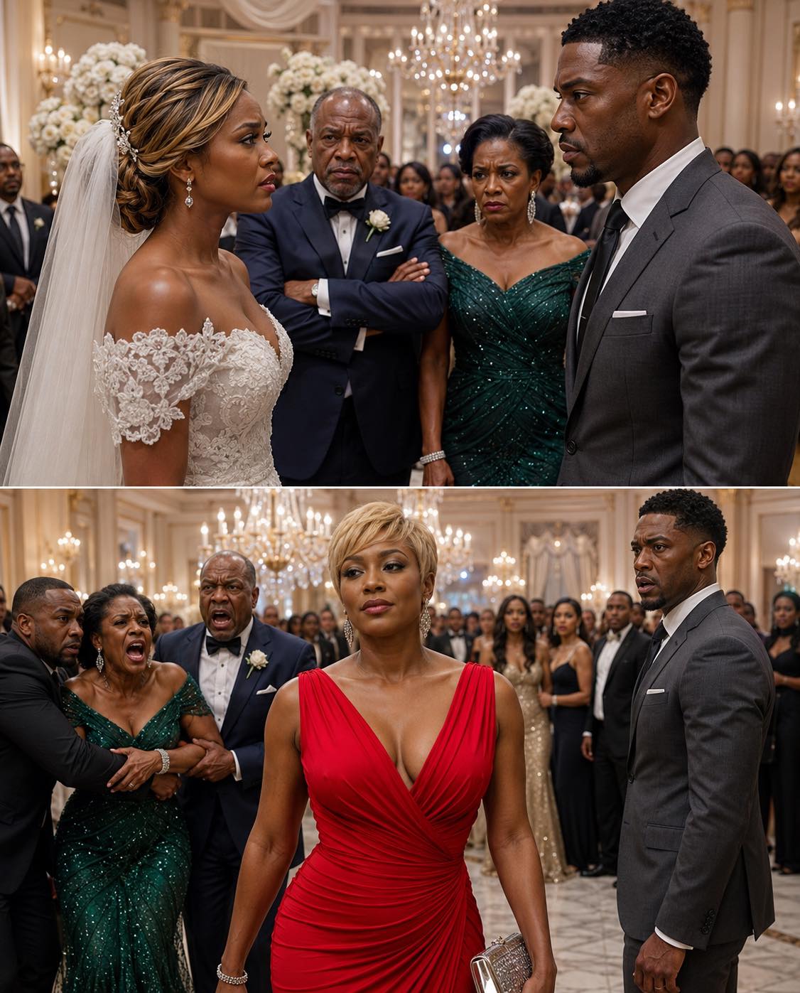 I was standing in my wedding dress, just minutes before walking down the aisle, when the man I loved looked me in the eyes and said, “