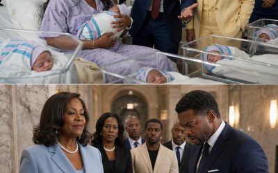 All five babies in the bassinets were Black. My husband took one look and shouted, “They’re not my children!” Then he walked out of the hospital and never came back. I held five newborns alone as nurses whispered and doors closed behind him. Thirty years later, he stood before us again— and the truth waiting for him shattered everything he thought he knew.