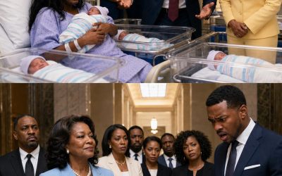 All five babies in the bassinets were Black. My husband took one look and shouted, “They’re not my children!” Then he walked out of the hospital and never came back. I held five newborns alone as nurses whispered and doors closed behind him. Thirty years later, he stood before us again— and the truth waiting for him shattered everything he thought he knew.