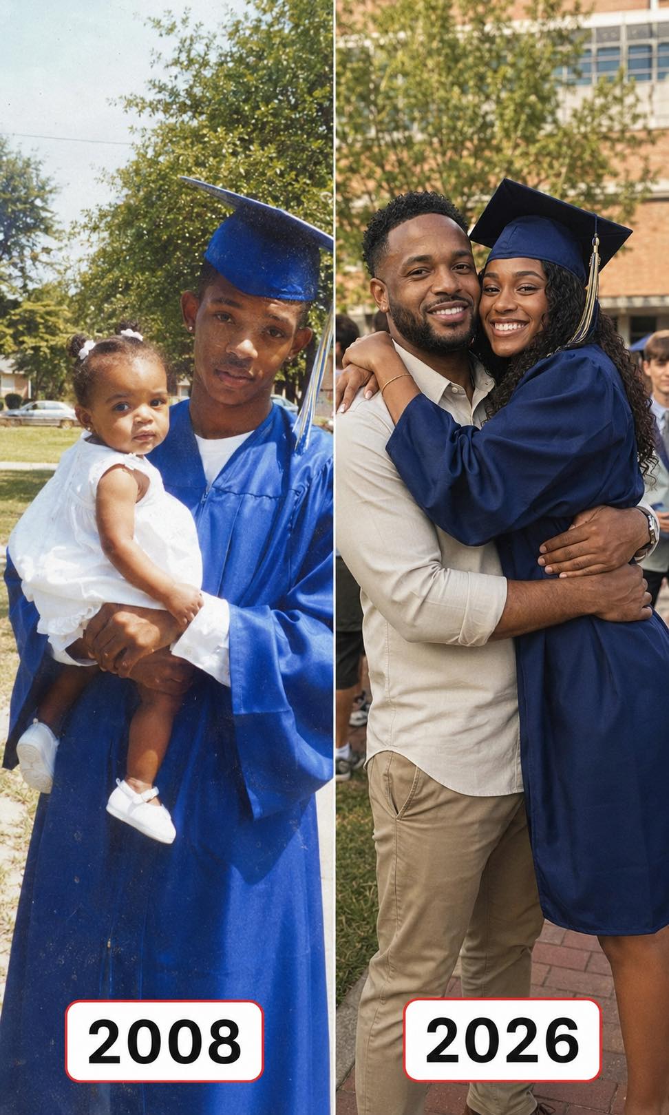 My Dad Raised Me Alone After My Birth Mother Left Me in His Bike Basket at 3 Months Old – 18 Years Later She Showed up at My Graduation