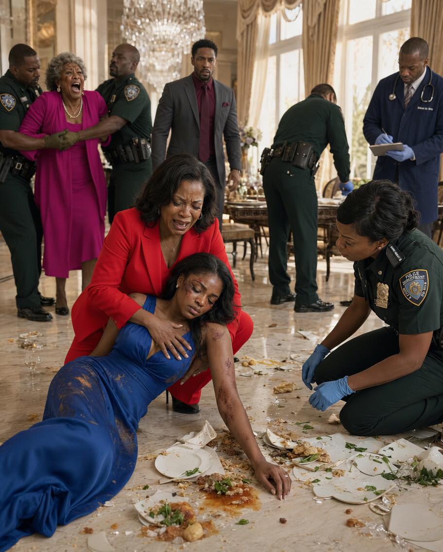 At a family dinner, my daughter spilled a single drop of water. Her husband b.a.c.kh.a.n.d.e.d her to the floor. I froze, not in fear, but because his mother started clapping.