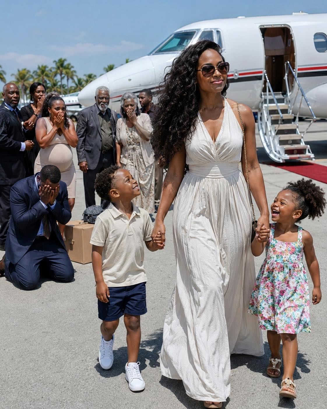5 minutes after the divorce, I flew abroad with my two kids. Meanwhile, all seven members of my ex-in-law’s family had gathered at the maternity clinic to hear his mistress’s ultrasound results, but the doctor’s words left them stunned.