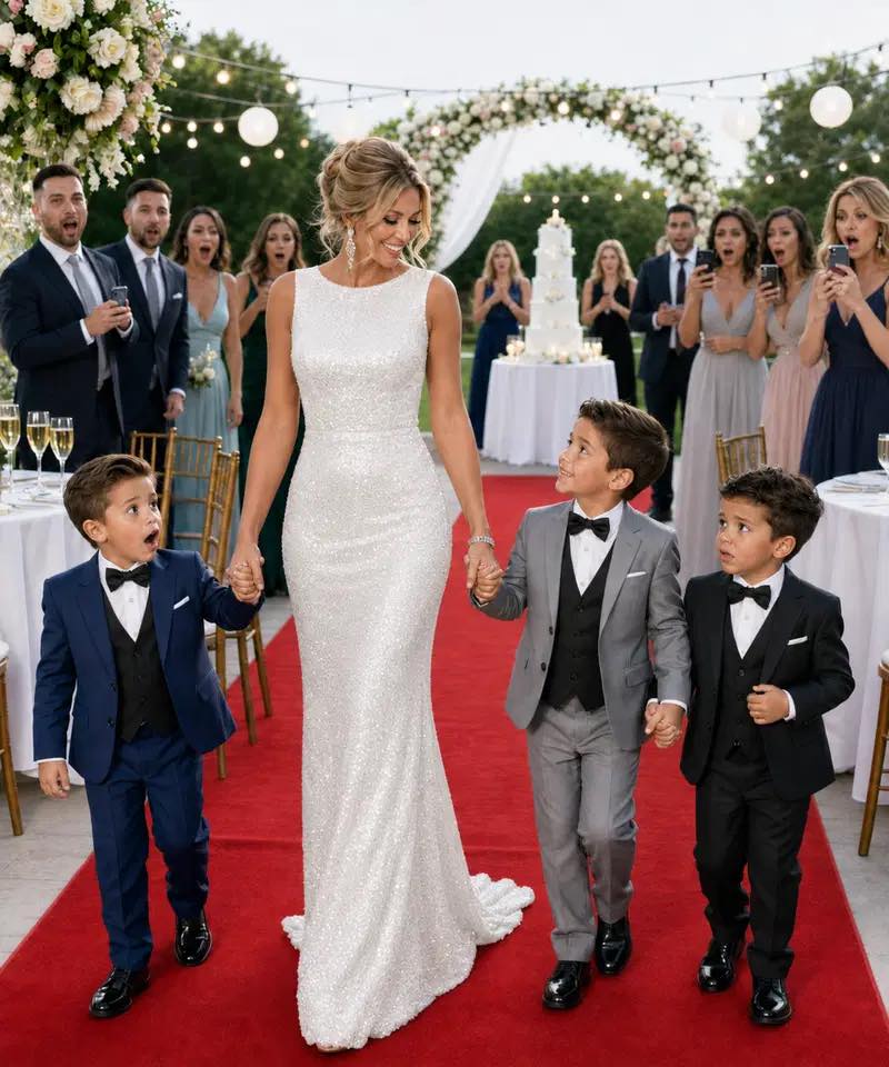 I took my 4-year-old triplets to my millionaire ex-husband’s wedding and his family’s reaction was chilling.