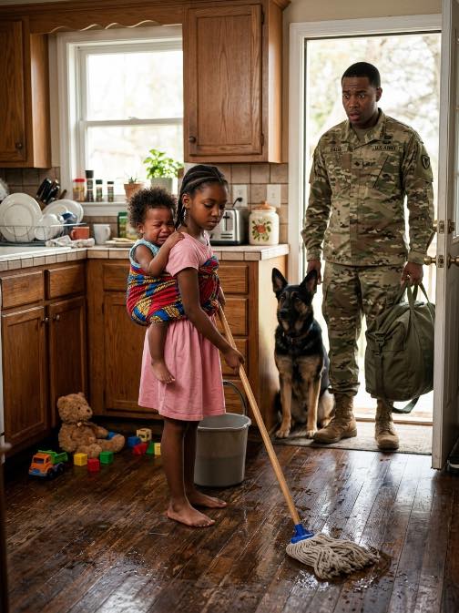“I came back after two years, thinking my children were waiting for me with their mother, but I found them alone, with an empty refrigerator and a dog guarding the door My daughter only said: ‘Mom left and I took care of my little brother,’ and then I opened a bank envelope and realized something worse was coming.”