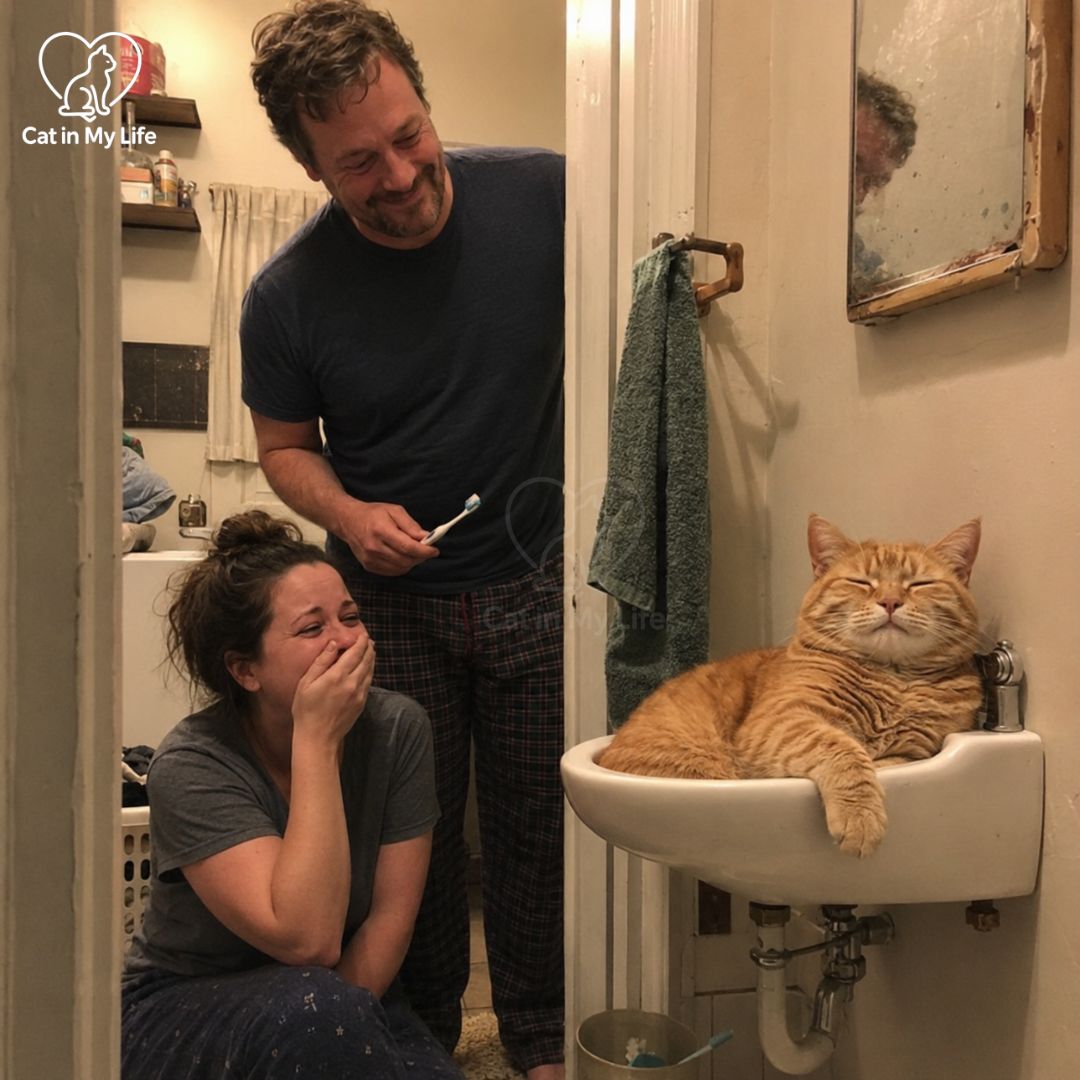 Part 2 — I posted one photo of our cat in his tiny bathroom sink, and by lunchtime, strangers were arguing about whether poor people are allowed to be happy.