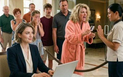 My stepmother texted that I wasn’t welcome at “our” luxury resort. So I opened my laptop and revoked her family’s access