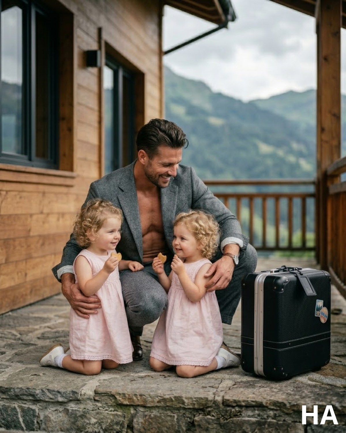The Millionaire Found Two Barefoot Girls Waiting in the House Where His Wife Died