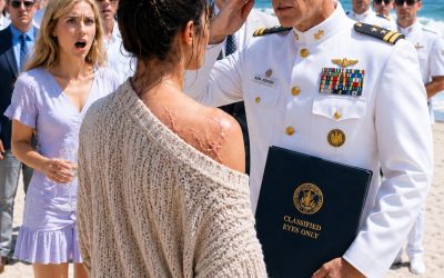 My sister exposed my scars on a luxury beach and laughed while my father stayed silent. For years, they called me a disgraced soldier—until an admiral saluted me and said, “I’ve been looking for you.”