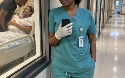 My husband kissed my forehead and said, “France. Just a short business trip.” Hours later, as I stepped out of the operating room, my heart stopped.