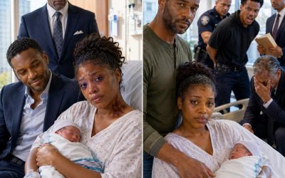 I was holding my newborn when my uncle walked into the hospital room and saw the dark handprints on my neck. My husband leaned back in his chair and smirked