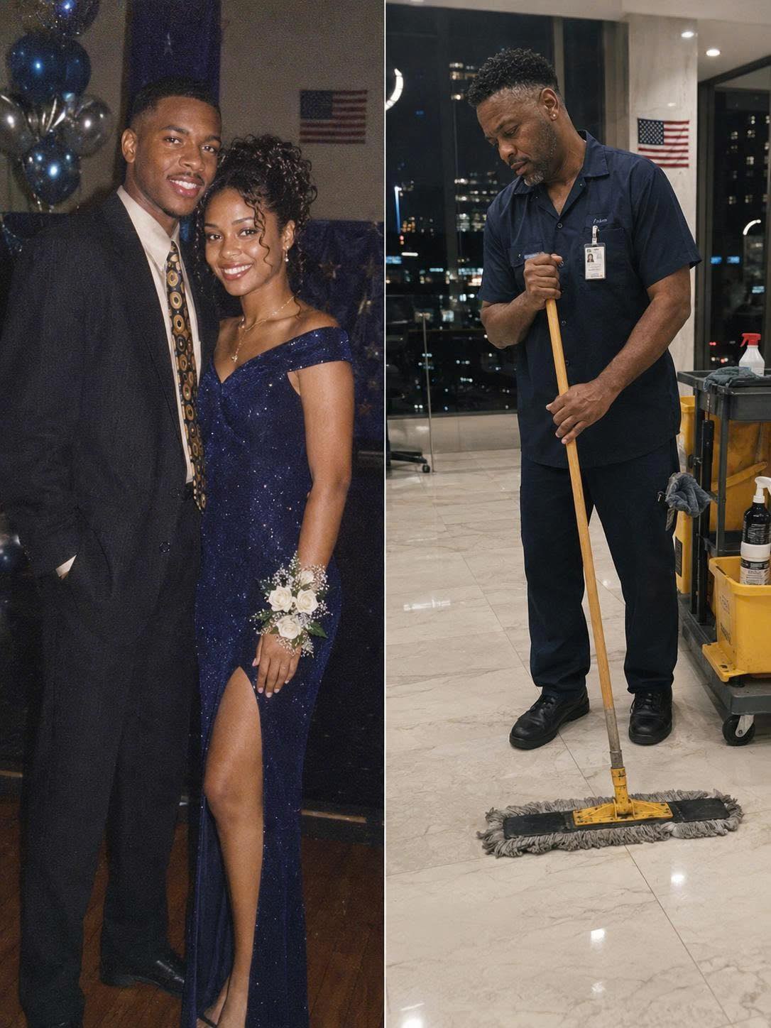 My Father Left My Pregnant Mom on Graduation Night – 30 Years Later, I Found Him Mopping the Floors in My Own Company and Decided to Change His Life